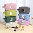 thumbnail image 5 of YOOLIFE Teen Girl Gifts Trendy Stuff - Birthday Gifts for Teen Girls Bridesmaid Proposal Gifts Bride Gifts Toiletry Bag Letter Makeup Bags Skincare Bag Granddaughter Sister Gifts White Letter L, 5 of 8