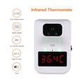 thumbnail image 1 of Termómetro Infrarrojo Inteligente con Alarma Ajustable y Compensación de Temperatura, 3 Modos de Instalación, 2 Opciones de Energía, 10 Idiomas, Medición en °C/°F, Sin Batería Incluida, 1 of 5