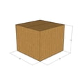 thumbnail image 3 of 16x16x13 Kraft Brown Corrugated Shipping Boxes, 32 ECT Single-Wall, Qty 5, 3 of 3