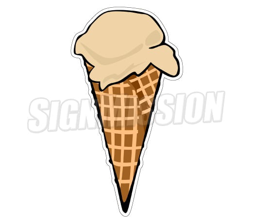 Ice Cream Novelty Cow Concession Trailer Food Cart Truck Menu Sign Sticker Decal 