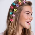 thumbnail image 5 of Scunci Mini Butterfly Claw Clips, Multicolor, 12 Count, 5 of 7