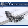 thumbnail image 2 of Femmes Gilr Bowknot Cristal Strass Cheveux clip Femmes clip Épingle à Cheveux Ressort Barrette Métal Bijoux Cheveux Poignée, 2 of 4