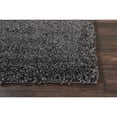 thumbnail image 4 of Nourison Malibu Shag Solid Shag Dark Grey 3'11" x 5'11" Area Rug, (4' x 6'), 4 of 8