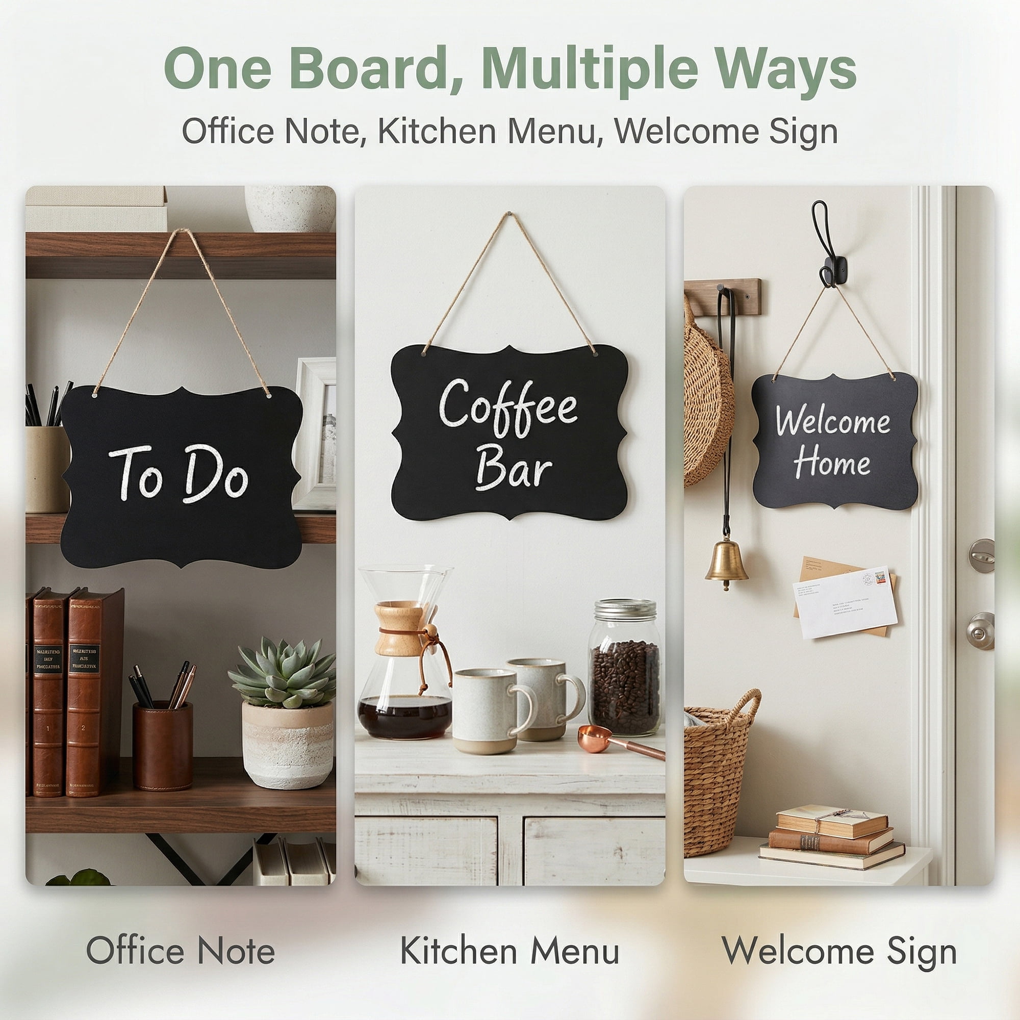 Unique Bargains Double Sided Hanging Sign Cloud Edge 6.7in