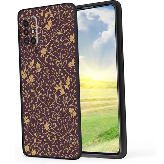 Ivy-Floral-1 Phone Case, Degined for Samsung Galaxy A51 4G Case Men Women, Flexible Silicone Shockproof Case for Samsung Galaxy A51 4G