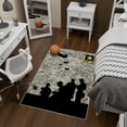 thumbnail image 4 of Ottomanson US ARMY Soldier Camouflage Non-Slip Rubberback 3x5 Machine Washable Area Rug, 3'3" x 5', Camo, 4 of 8