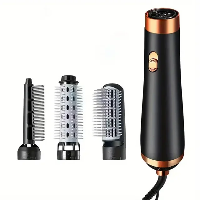 Multifunctional Hot Air Styling Hair Comb - Electric Hair Dryer and Straightener