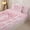 Pink D, variant on Manfei Pink Rose Princess Letter F Bow Zipper Twin Comforter Sets with Fitted Sheet and 2 Pillowcases, Western Damask Floral Zipper Bedding Set, Pink Reversible, 4pcs