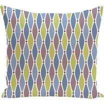 Simply Daisy 16" x 16" Wavy Splash Geometric Print Pillow