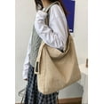 thumbnail image 2 of CoCopeaunts Women Corduroy Tote Bag Big Capacity Satchel Shoulder Bag Travel Bag Crossbody Bag Stylish Tote Handbag Casual Hobo Bag 2022, 2 of 7