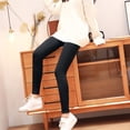 thumbnail image 4 of Leggings negros grises de cordero Leggings de cintura alta de otoño e invierno para mujer Abanopi Pantalones, 4 of 7