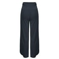 thumbnail image 6 of Juslio Women Pants Yoga High Waisted Sweat Running Solid Elastic Blue Plus Size Leggings, 6 of 7