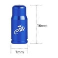 thumbnail image 6 of Pebbuoy 2Pcs Bike Tire Valve Stem Caps Dust-proof & Leak-proof Tire Air Valve Aluminum Alloy Cover Universal for Mountain Bikes Road Bike Motorcycles Bicycles, 6 of 7