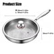 thumbnail image 2 of Titanium Hammered Pan Pro con tapa, sartén Nutri de titanio antiadherente resistente a los arañazos for cocinar, 2 of 7