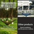 thumbnail image 5 of 3-in-1 Double Camping Hammock with Mosquito Net & Sunshade, 5 of 16