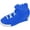 Blue, variant on Molly & Mo Squeaky Dog Chew Toy Set with Baseball, Football and Shoe Shapes (Football)