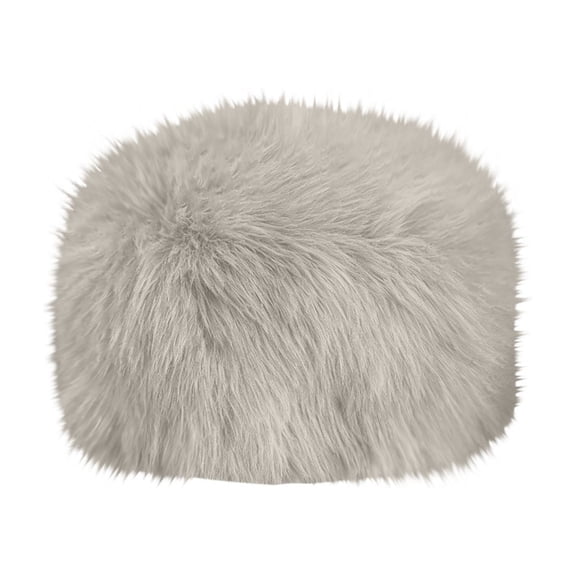 TEAJOPSUU Women's Winter Fuzzy Faux Fur Hat Warm Fleece-Lined Cold Resistant Ear Protecting Hat for Cold Weather Khaki