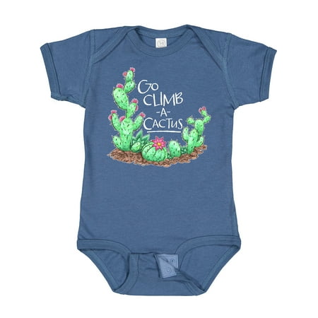 

Inktastic Go Climb a Cactus Cacti and Succulents Gift Baby Boy or Baby Girl Bodysuit