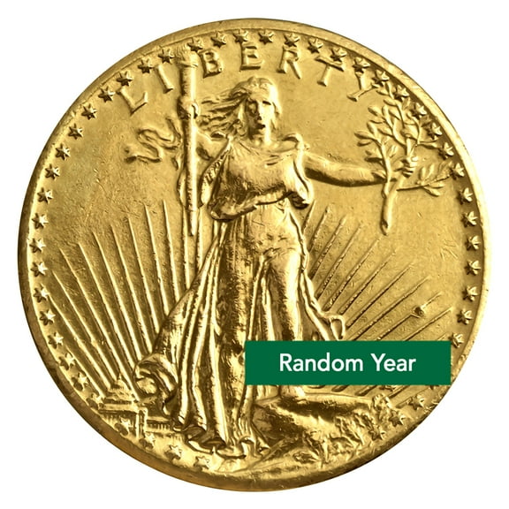 $20 Saint-Gaudens Gold Double Eagle BU - Random Year