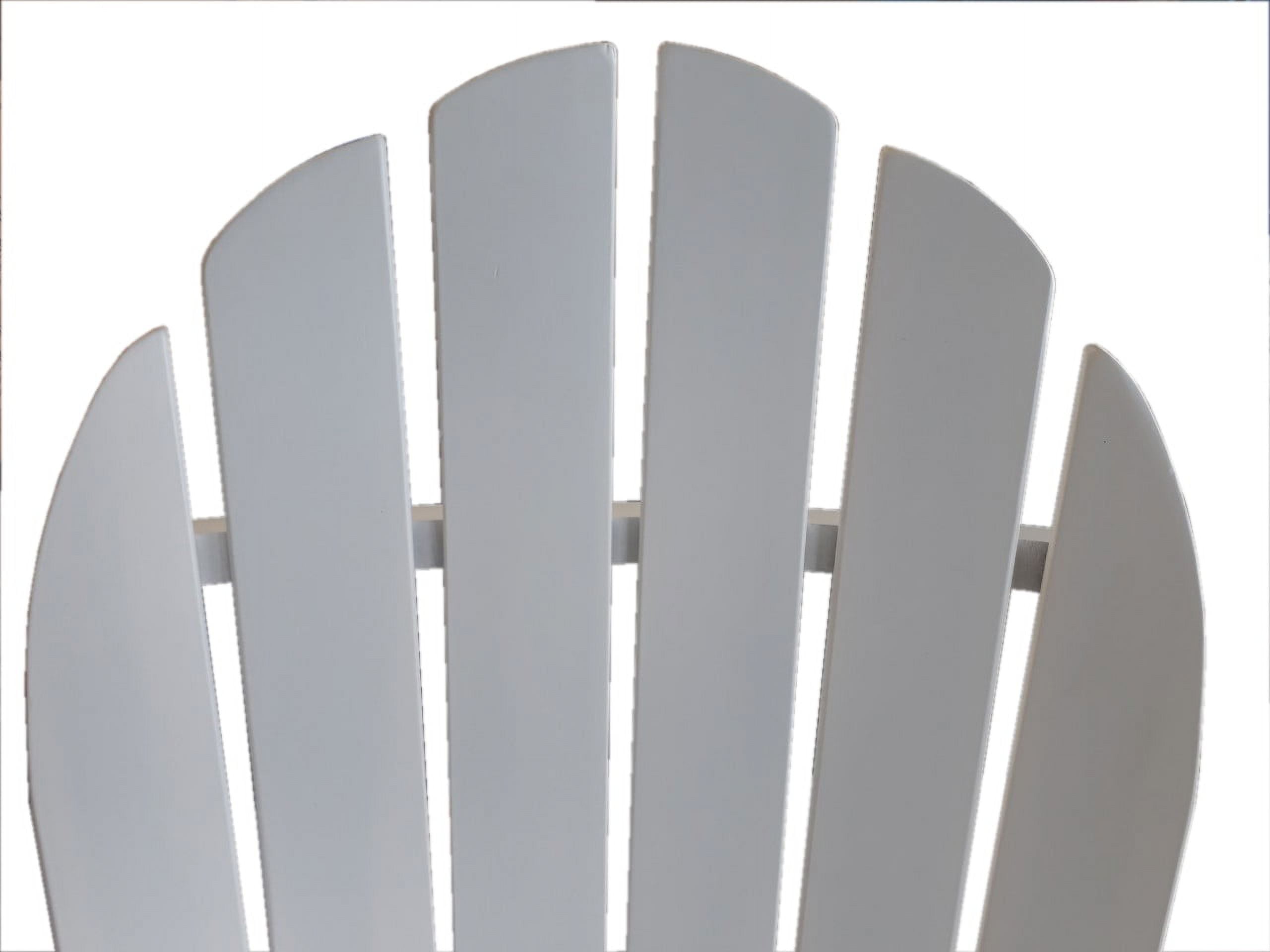 (2 pack) Mainstays Wood Outdoor Adirondack Chair, White