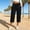 A1 Black, variant on Capri Jeans for Women Drawstring High Rise Wide Leg Jeans with Pockets Summer Casual Relaxed Fit Cropped Denim Pants Black 2XL