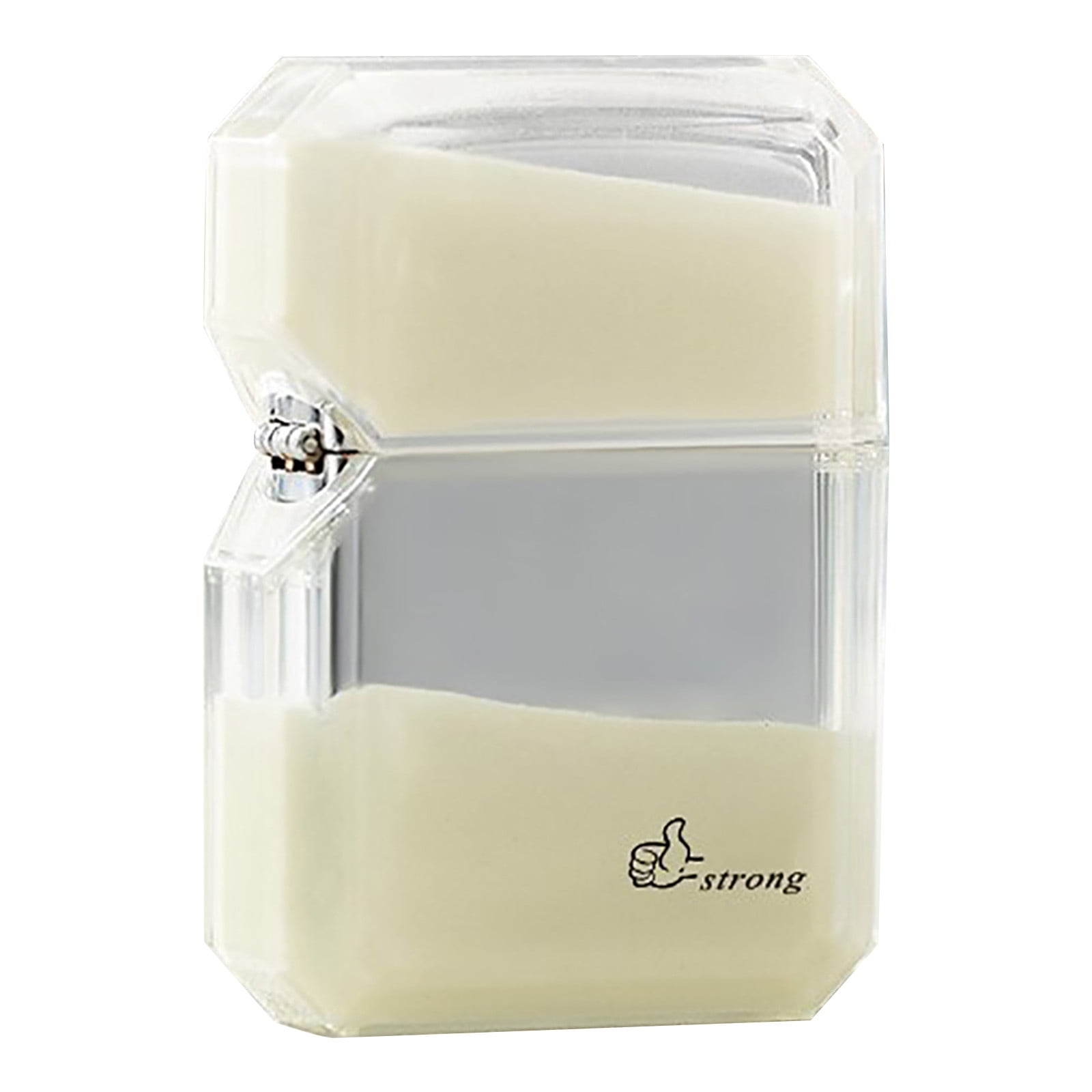 Aufmer Quicksand Luminous Windproof Lighter,Refillable Lighters,Luminous Transparent Oil Bin Fine Gift