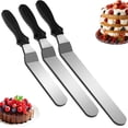 thumbnail image 4 of Espátula Para Glaseado Cuchilla Para Glaseado De Acero Inoxidable Espátula Multifuncional Con Sabor En U Espátula En Forma De U Juego De Espátula Para Glaseado De Grado Alimenticio Para Hornear Yuarrent HA027802-01, 4 of 7