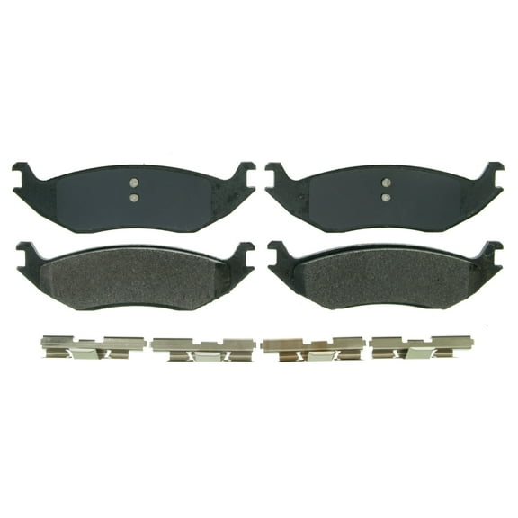 Wagner QuickStop ZX967A Semi-Metallic Disc Brake Pad Set Fits select: 2013-2018 RAM 1500, 2019-2023 RAM 1500 CLASSIC