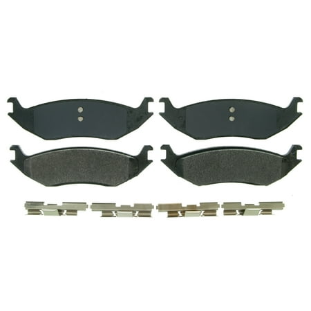 Wagner QuickStop ZX967A Semi-Metallic Disc Brake Pad Set Fits select: 2013-2018 RAM 1500, 2019-2023 RAM 1500 CLASSIC
