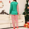 thumbnail image 6 of Kayannuo Christmas Pajamas for Family Christmas Print Womens Pajamas Christmas Fashion Long Sleeves Women Printed Top+Pants Family Matching Pajamas Set, 6 of 8