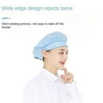 thumbnail image 3 of Cook Accessories Chic Breathable Hotel Restaurants Smoke-proof Dust Work Wear Hair Nets Cooking Hygienic Cap Chef Hat Work Hat SKY BLUE ALL CLOTH, 3 of 8