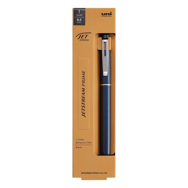 Bolígrafo Uni Jetstream Prime de 0.5 mm con tinta negra fina