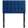 thumbnail image 4 of Modway Lily Biscuit Tufted Twin Performance Velvet Headboard in Navy, 4 of 8