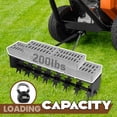 thumbnail image 5 of Lawn Spike Aerator with Weight Tray, 90lbs Capacity Heavy Duty Spike Aerator for Outdoor Lawn Maintenance, 5 of 6