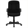 thumbnail image 1 of Scranton & Co Mid-Back Office Chair with Nylon Arms in Black, 1 of 4