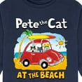 thumbnail image 3 of Pete The Cat - At The Beach - Toddler And Youth Long Sleeve Graphic T-Shirt, 3 of 6