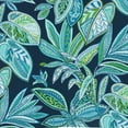 thumbnail image 2 of RSH Décor Indoor Outdoor 3 Piece Tufted Wicker Cushion Set, Large, Crestwood Marine Blue Leaves, 2 of 6