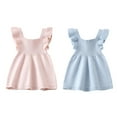 thumbnail image 5 of GYRATEDREAM Baby Girl Clothes Newborn Summer Outfits Ruffle Sleeveless Casual Dress Infant Romper 0-3Years, 5 of 5