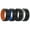 Black&Black, Black&White, Black&Blue, Black&Orange, variant on King Will 4 Pack Mens Silicone Rings, Unique Inner Heartbeat Design, 8mm Wide 2.2mm Thick, Breathable Rubber Wedding Bands, Comfort Fit Ring, Multi Colors, Size 7