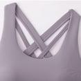 thumbnail image 5 of DuoJiaJ Women Casual Adjustable Breathable Top Bra Underwear Without Steel Ring Gathering Wireless Bras Purple, 5 of 5