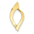 thumbnail image 1 of 14K Yellow Gold Fits up to 8mm Regular, 10mm Fancy Reversible Omega Slide, 1 of 2