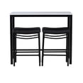 thumbnail image 2 of Linon Betty 3PC Faux Marble Pub Set, 2 of 6