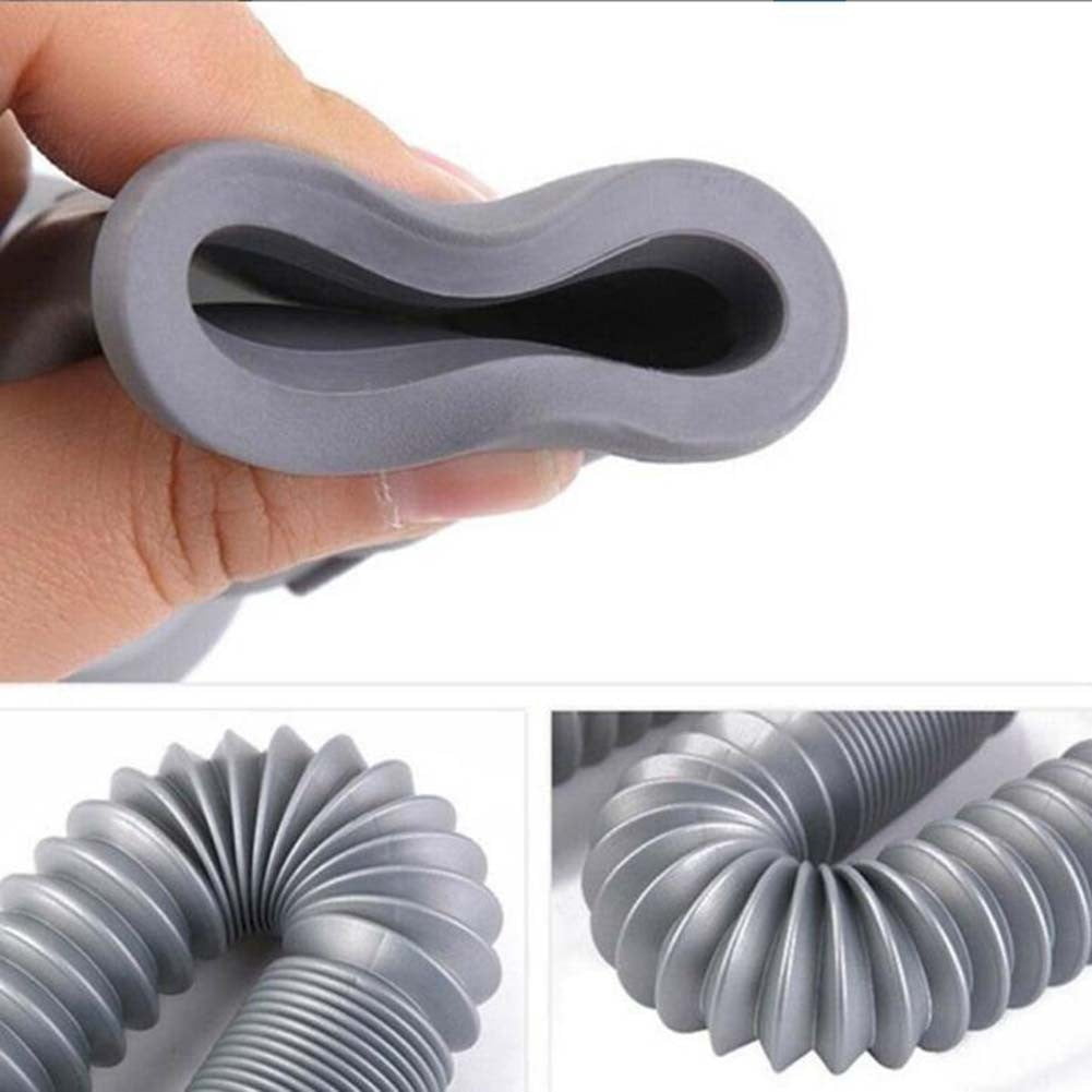 KDJ Drain Hose Extension for Washing Machines 5M with Hose Connector and Hose Clamps - for Home Decor