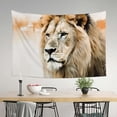 thumbnail image 2 of FCXZI Lion Tapestry Wall Hanging 100% Polyester Home Decor Art 60*40in, 2 of 6
