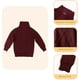 thumbnail image 3 of KAIYANG Suéter de punto para bebé, ropa suave para niña, suéteres de punto para niño, cárdigan de invierno para niño, manga larga para bebé, talla: S rojo, 3 of 5