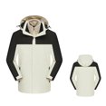 thumbnail image 2 of Outdoor Jacket Lined Versatile and Stylish for Casual Adventures for All Seasons Comfortable and Functional with Adjustable Features,White,XXL, 2 of 5