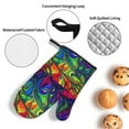 thumbnail image 3 of Cauagu Pride Rainbow Print Oven Mitts and Pot Holders 4 pcs Set,Extra Thicken Long Kitchen Oven Glove Potholders BBQ Gloves-Oven Mitts and Pot Holders(11 Inch), 3 of 6