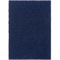 thumbnail image 6 of Well Woven Solid Color Indigo Blue Soft Shag Area Rug 8x10 8x11 (7'10" x9'10), 6 of 6