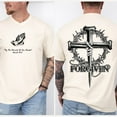 thumbnail image 4 of "Forgiven" Christian T-Shirt with Cross Nails and Isaiah 53:5, Bible Verse Faith Graphic Tee., 4 of 7
