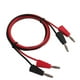 thumbnail image 2 of 10 Piezas De Cables De Prueba De Conector Banana A Banana, Línea De Medidor De Pruebas (39 Pulgadas), Cable De Puente De Prueba Para Multímetro DYNWAVEMX 4 mm plátano a plátano, 2 of 8